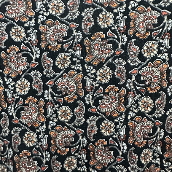 Boden Paisley Print Midi Dress with Waist Tie Short Sleeve Boho Chic Size 14R - Picture 3 of 4